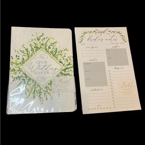 2 Piece Wedding Bundle - Gift Log Book and Daily To-Do Lists